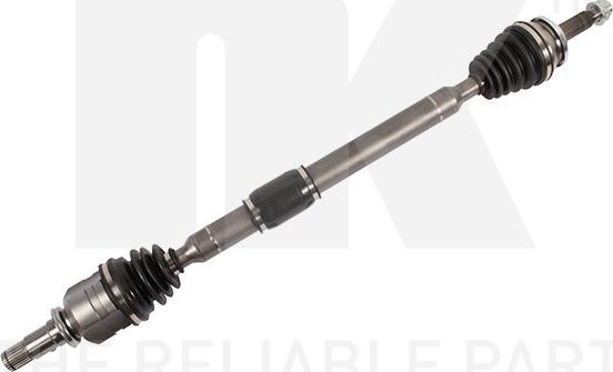 Полуось (привод в сборе, приводной вал) NK передняя правая для Toyota Prius III (XW30) 2008-2011. Артикул 504518