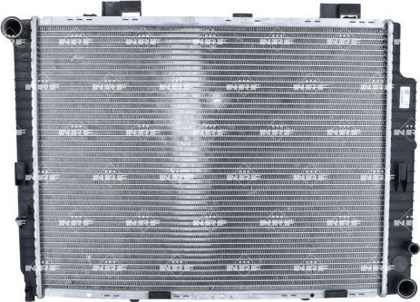 Радиатор охлаждения двигателя NRF (алюминий) для Mercedes-Benz E-Класс II (W210, S210) 1997-2003. Артикул 53784