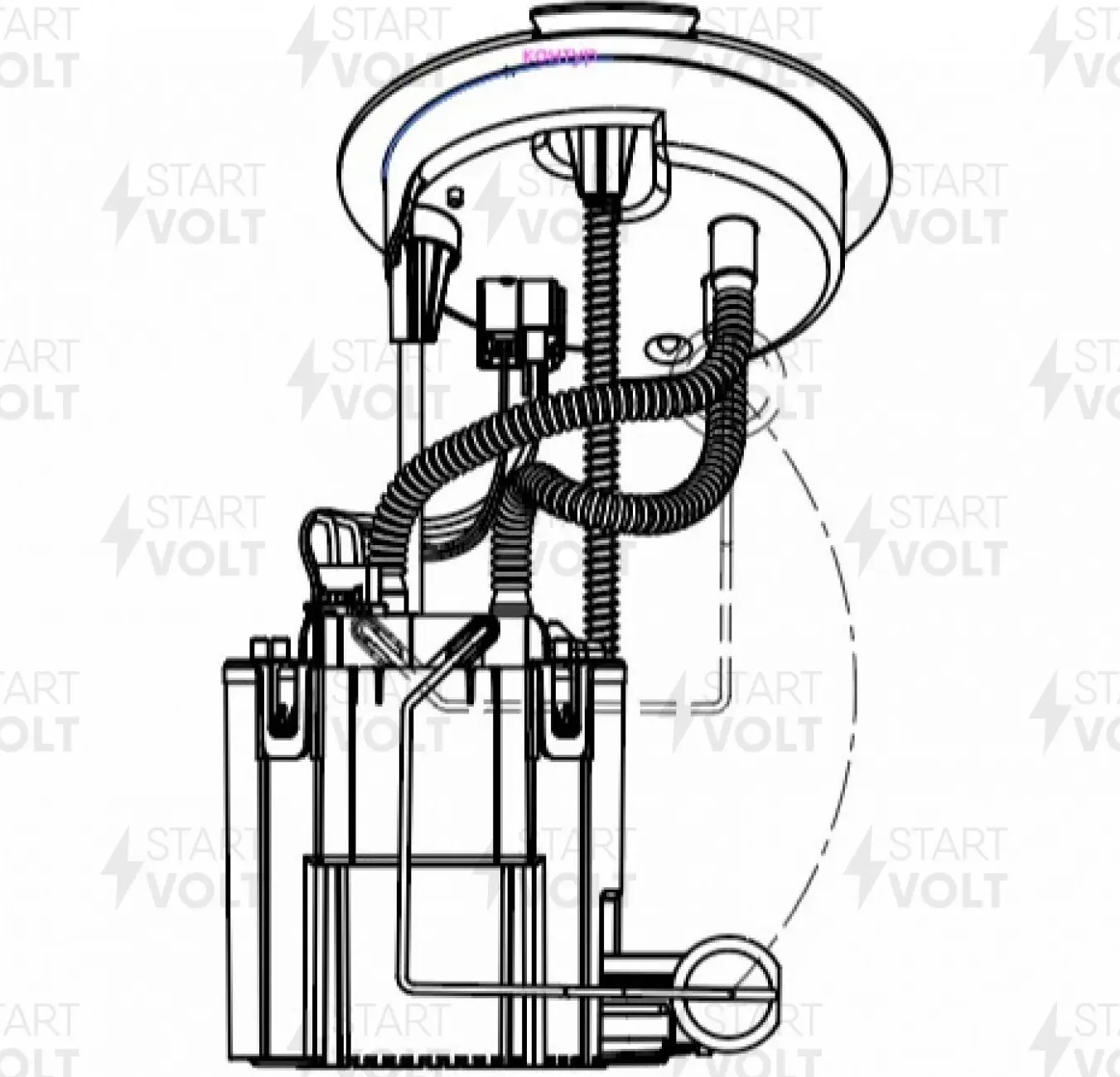 Насос топливный BMW F20/F30 D (Startvolt). Артикул SFM 2615