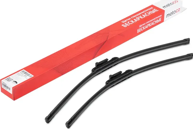 Щетки стеклоочистителя (к-кт) 600/475мм (Metaco). Артикул 9502183