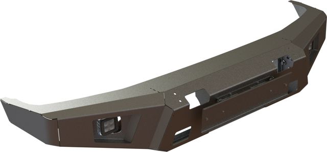 Бампер силовой передний STC тип Revo для Toyota Land Cruiser 70 2007-2026 c противотуманными фарами. Артикул STC-TLC70/07-BFR-L1