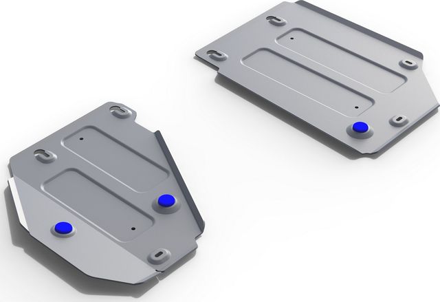 Защита алюминиевая Rival для топливного бака Audi Q5 II АКПП 2017-2026. Артикул 333.0341.1