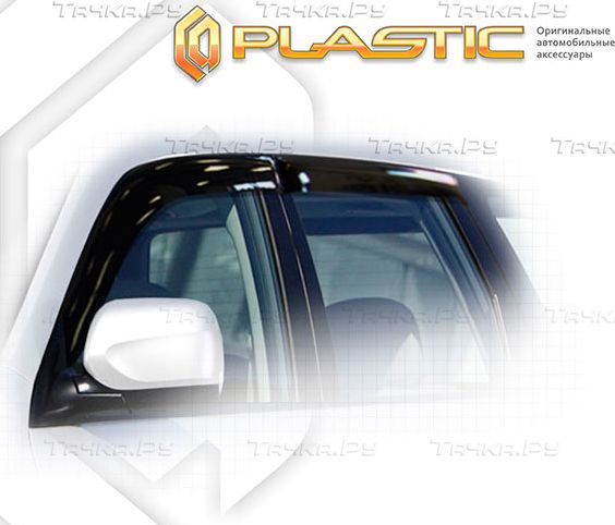 Дефлекторы СА Пластик для окон (Classic полупрозрачный) Subaru Forester 2008-2012. Артикул 2010030303079