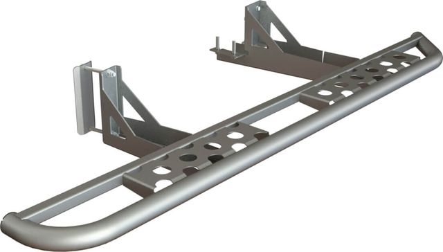 Силовые пороги STC для Toyota Land Cruiser 105 1998-2007 раздельные ступени. Артикул STC-TLC70-S-C2