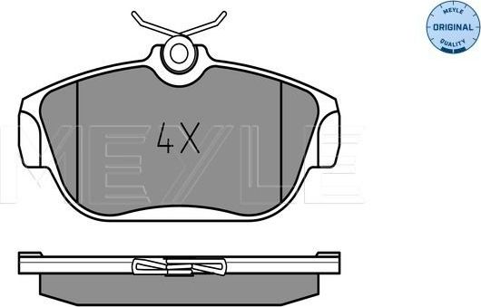Тормозные колодки Meyle Original передние для Volvo 960 I 1990-1996. Артикул 025 201 6418