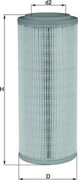 Воздушный фильтр Mahle. Артикул LX 2682