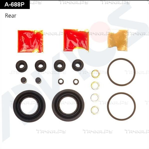 Ремкомплект тормозного суппорта Advics для Toyota Harrier II (XU30) 2003-2013. Артикул A-688P
