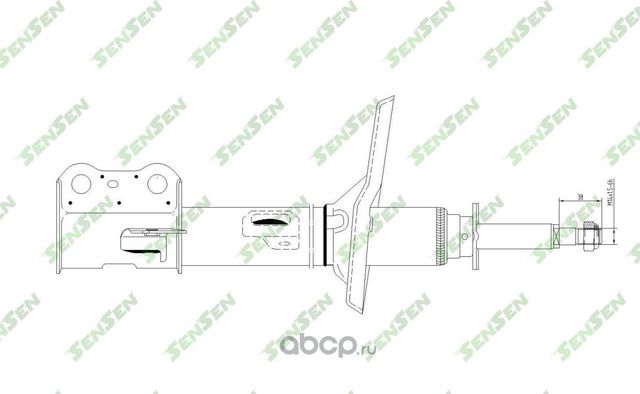 АМОРТИЗАТОР TOYOTA CAMRY (_CV2_,_XV2_) 1996/08-2001/11 F / R (Sensen). Артикул 42140664