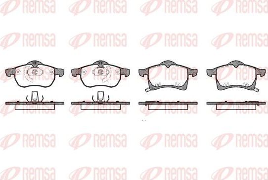 Тормозные колодки Remsa. Артикул 0683.02