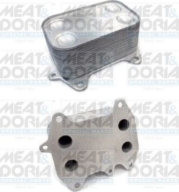 Радиатор масляный (маслоохладитель) для двигателя Meat & Doria. Артикул 95017