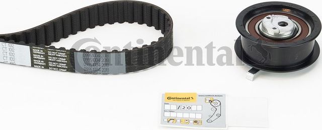 Ремень ГРМ с роликами (комплект) ContiTech для SEAT Arosa I 1997-2003. Артикул CT1012K1