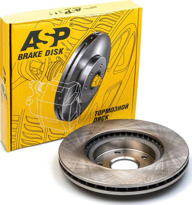 Тормозной диск Geely Coolray на переднюю ось вентилируемый D=296 (ASP). Артикул 300229