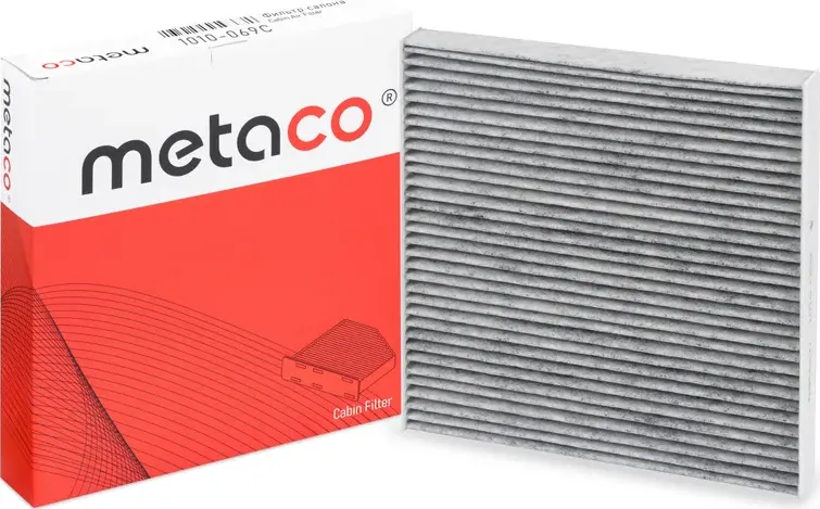 Фильтр салона угольный (Metaco). Артикул 1010069C