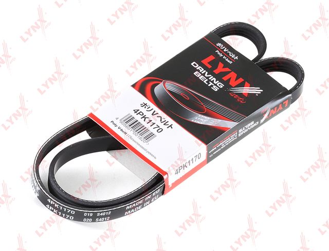 Приводной ремень поликлиновой LYNXauto для Toyota Echo 1999-2005. Артикул 4PK1170