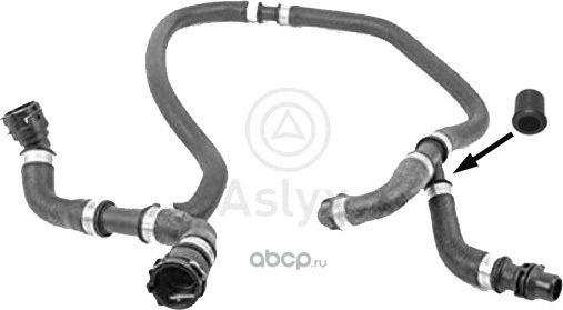 ПАТРУБОК РАДИАТОРА BMW 5 (Aslyx). Артикул AS601535