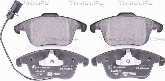 Тормозные колодки Hella. Артикул 8DB 355 013-861