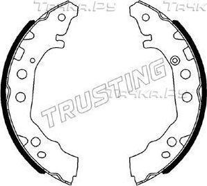 Тормозные колодки Trusting задние для Toyota iQ 2009-2015. Артикул 115.331