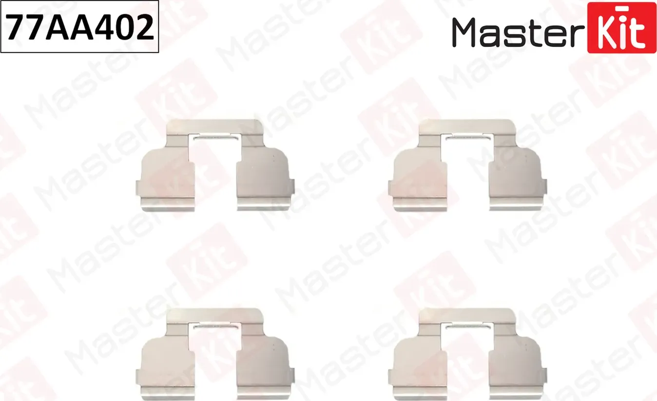 Комплект монтажный тормозных колодок (Master KIT). Артикул 77AA402