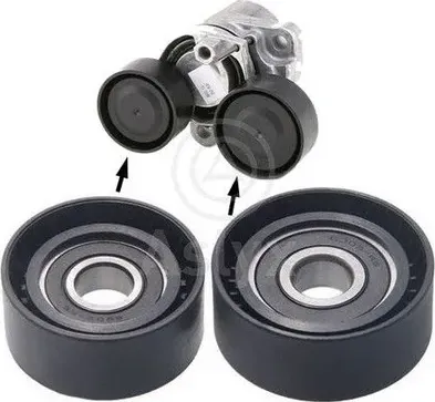 К-КТ роликов натяжителя ремня BMW Diesel 2010 (Aslyx). Артикул AS506977