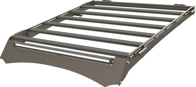 Экспедиционный багажник STC для Volkswagen Amarok I 2010-2026 с балкой дальнего, рабочего и заднего света. Артикул STC-VAM/10-TR-L1L2L3