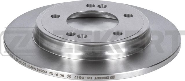 Тормозной диск Zekkert. Артикул BS-6617