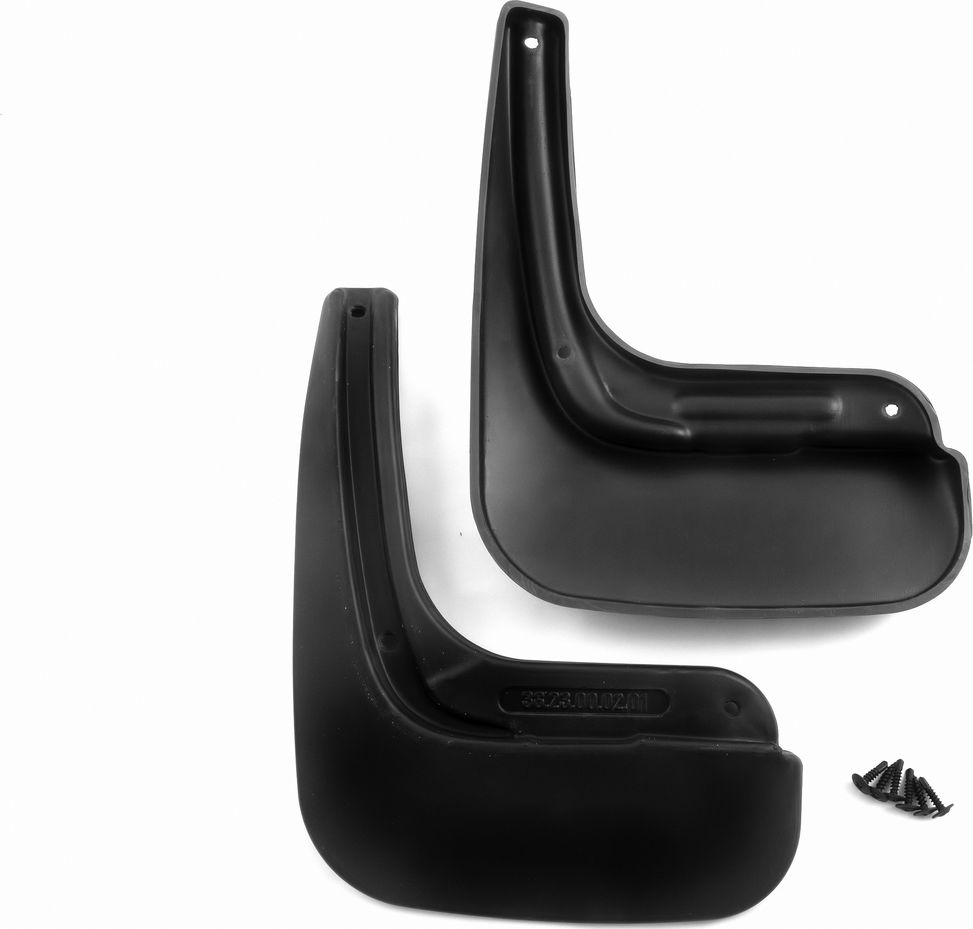 Брызговики Frosch (в пакете) задняя пара для Peugeot 208 хэтчбек 2013-2026. Артикул NLF.38.23.E11