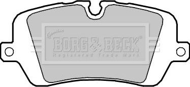 Тормозные колодки Borg & Beck. Артикул BBP2415