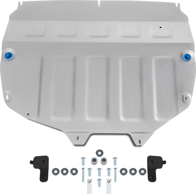 Защита Rival для картера и КПП (увеличенная) Chery Tiggo 4 2019-2026. Артикул 333.0920.1