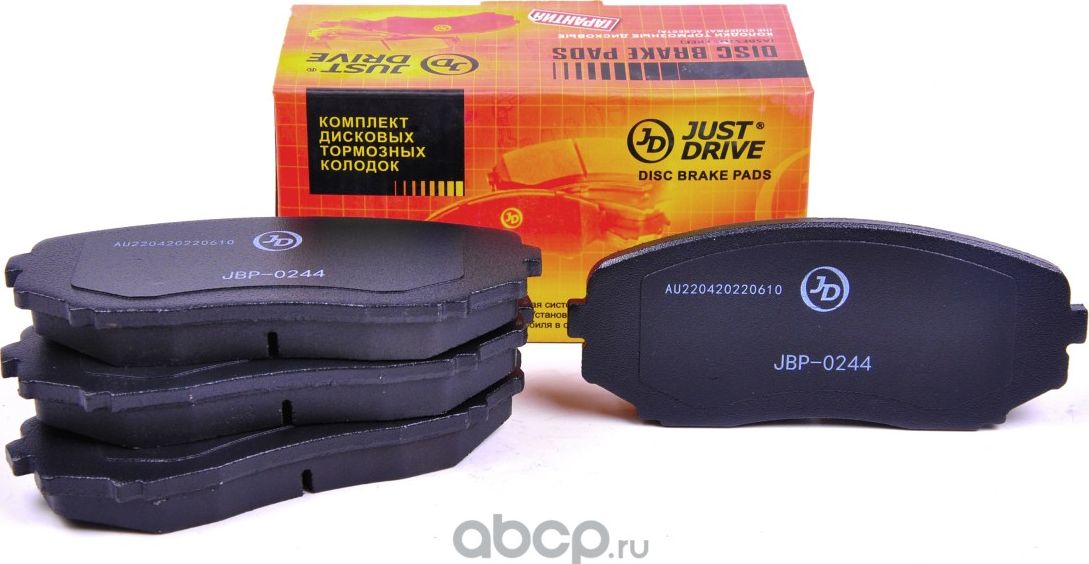Колодки тормозные, передние D3142 (Just Drive) Just Drive. Артикул JBP0244