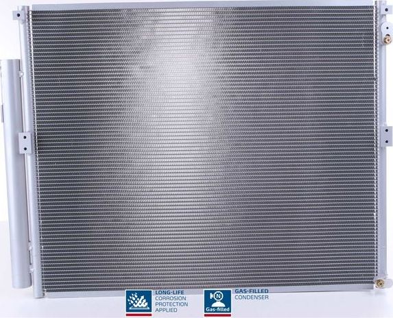 Радиатор кондиционера (конденсатор) Nissens (алюминий). Артикул 94919