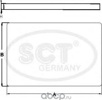 Салонный фильтр SCT-Germany. Артикул SAK 153