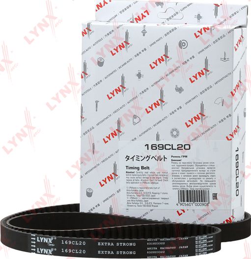 Ремень ГРМ LYNXauto для Opel Tigra A 1994-2000. Артикул 169CL20