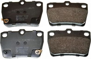 Тормозные колодки Denckermann. Артикул B111166