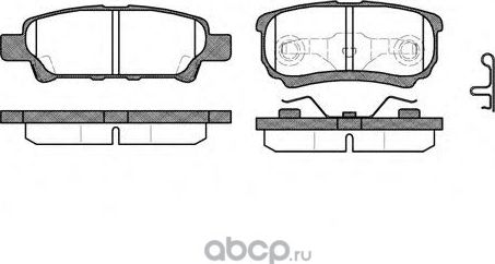 Тормозные колодки Mitsubishi. Артикул 4605A337