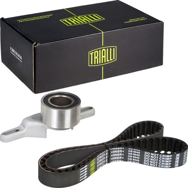 Ремень ГРМ с роликами (комплект) Trialli (HNBR (Hydrierter Acryl-Nitril-Butadien-Kautschuk)). Артикул GD 0927