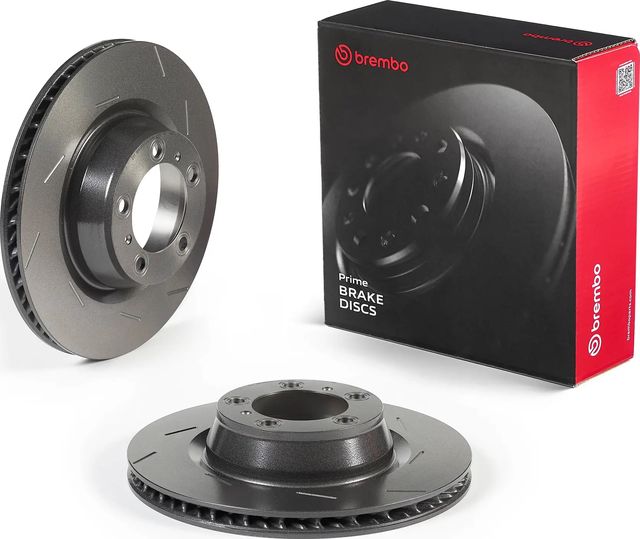 Тормозной диск Brembo PRIME LINE - UV Coated задний правый для Porsche Panamera I 2009-2016. Артикул 09.E898.11