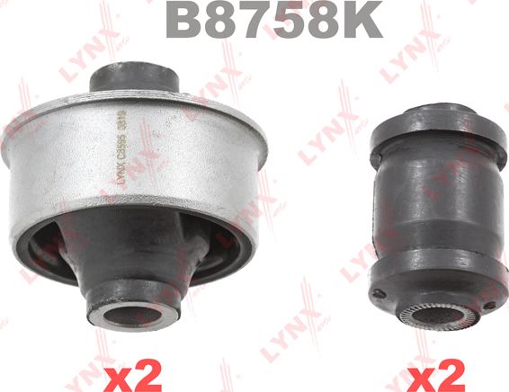 Сайлентблок переднего рычага подвески LYNXauto KIT. Артикул B8758K