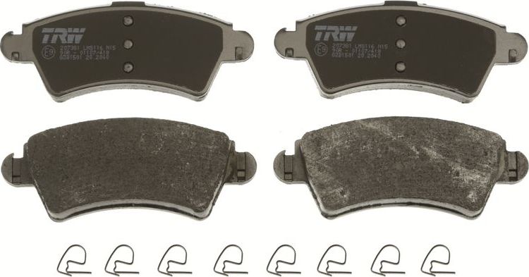 Тормозные колодки TRW COTEC. Артикул GDB1501