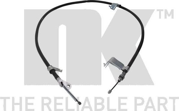 Трос ручника (тросик ручного тормоза) NK. Артикул 9022134