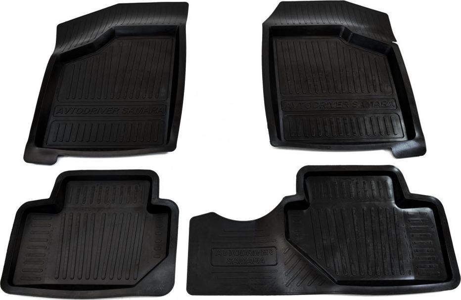 Коврики резиновые Avtodriver для салона Lada (ВАЗ) 2115 1997-2012. Артикул ADRJET008