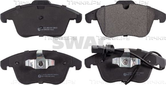 Тормозные колодки SWAG передние для Audi A5 I (8T) 2007-2017. Артикул 32 91 6768