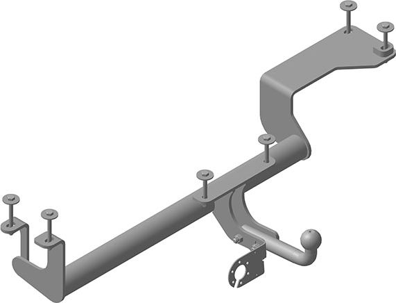 Фаркоп AvtoS для ГАЗ Волга 2410, 3110, 31029 1986-2009. Артикул GAZ-08
