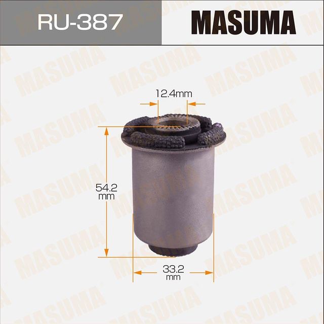 Сайлентблок заднего рычага подвески Masuma. Артикул RU-387