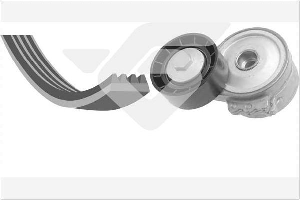 Приводной ремень поликлиновой с роликами (комплект) Hutchinson. Артикул KHV 185