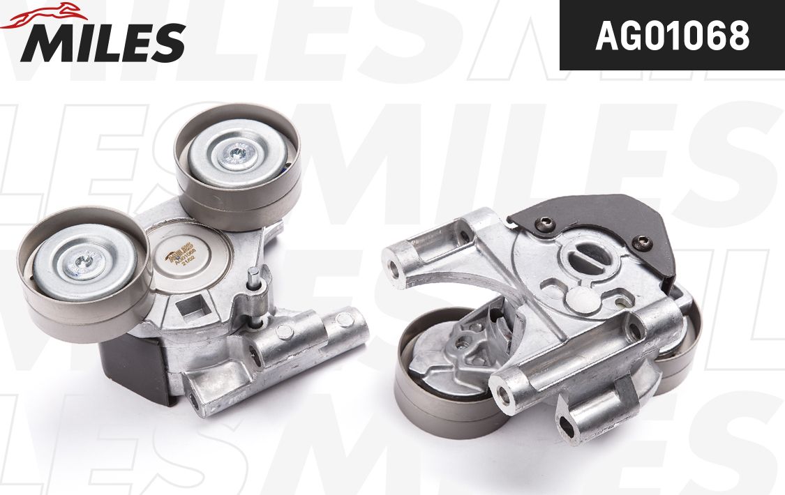 Натяжной ролик (натяжитель) приводного клинового зубчатого ремня Miles. Артикул AG01068