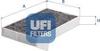 Салонный фильтр UFI. Артикул 54.396.00