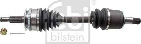 Полуось (привод в сборе, приводной вал) Febi Bilstein передняя левая для Mitsubishi L200 IV 2005-2015. Артикул 185961