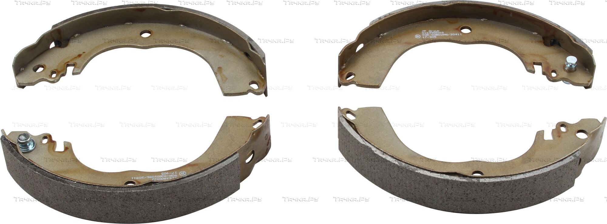 Тормозные колодки JP Group задние для Citroen C-ZERO 2010-2012. Артикул 3163900310