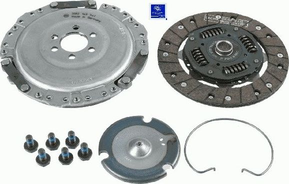 Сцепление (комплект) SACHS для SEAT Leon I 1999-2006. Артикул 3000 822 601