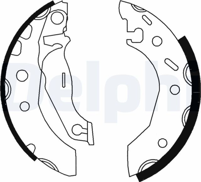 Тормозные колодки Delphi задние для Mazda 121 III 1996-2003. Артикул LS1728